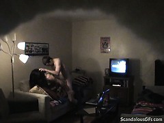 Two Illicit Lovers Caught On Cam While Fucking