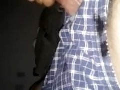 Veiny cock gets handled by solo male