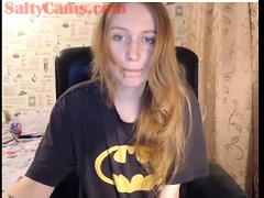 Fingering Her Ass After Webcam Striptease