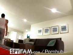 SPYFAM Step Dad Gets Caught With Big Hard On