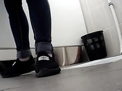Fetish Bathroom rub hidden cam