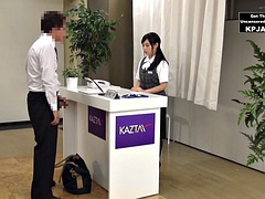 Hot Japanese Babe Gets A New Job